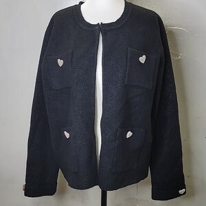 Leo and Ugo  coquette  metallic  short coat